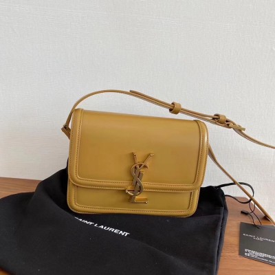 Saint Laurent Solferino Small Bag In Brown Calfskin TDBS28800