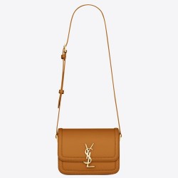 Saint Laurent Solferino Small Bag In Brown Calfskin TDBS28800