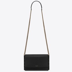 Saint Laurent Zoe Bag In Black Calfskin TDBS28601